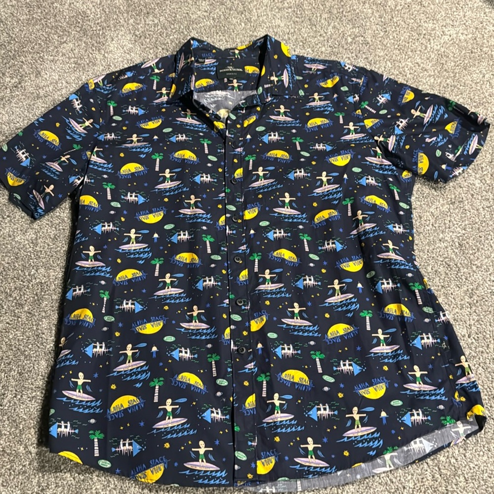 Aloha Space Shirt by Rodd and Gunn size XXL